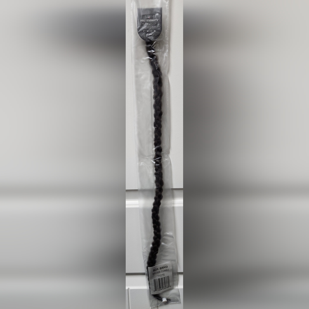 PRETTYPARTY Hair Designs Box Braid Brown Combo NWT